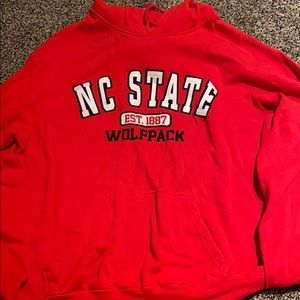 Hooded NC State sweatshirt